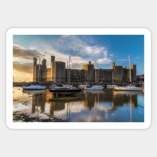 Caernarfon Castle North Wales Sticker